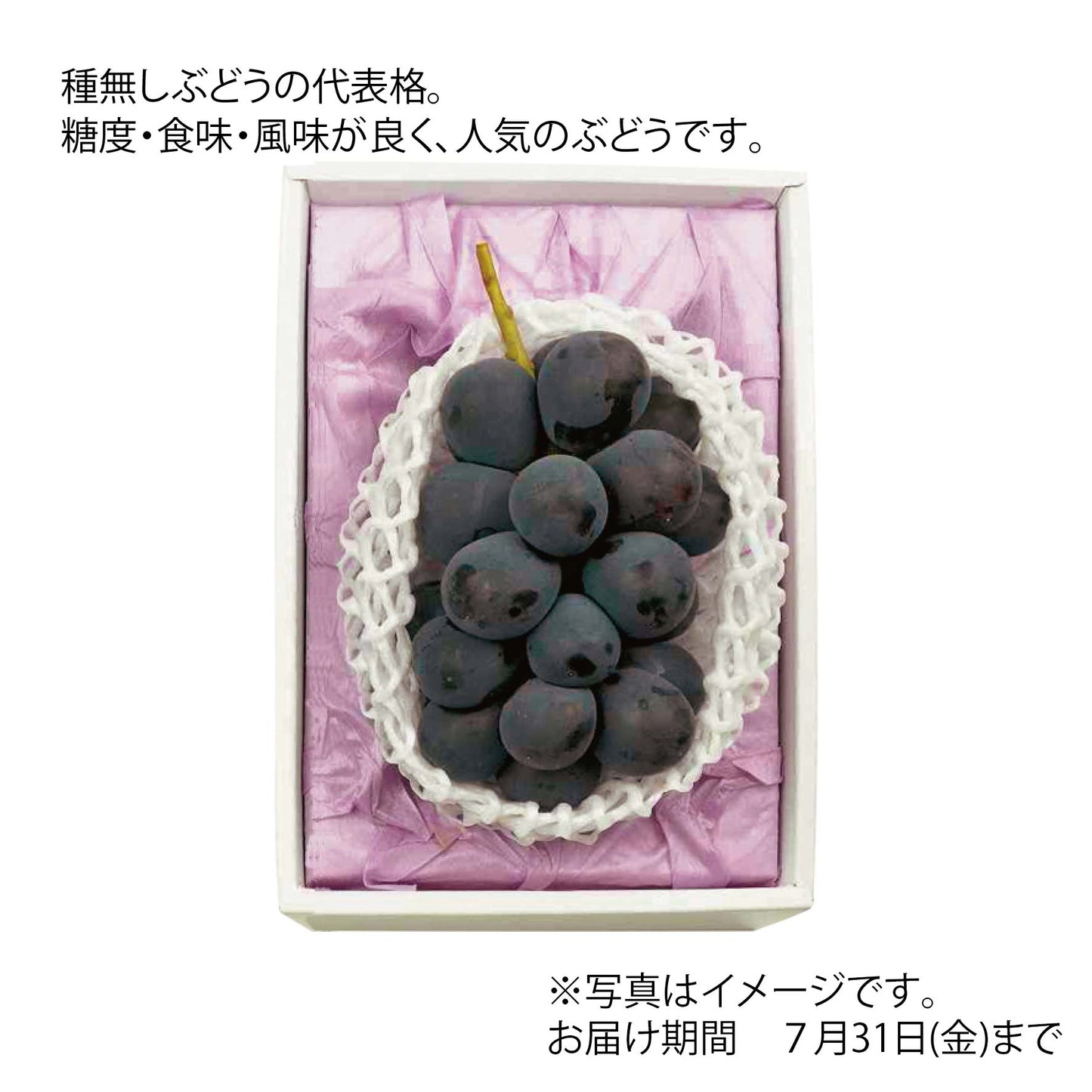 岡山県産 種無しピオーネ 1房