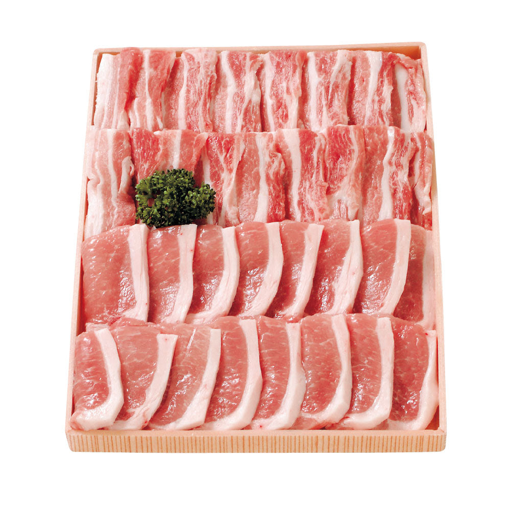 愛媛県産 伊予豚 焼肉用(ロース・バラ)