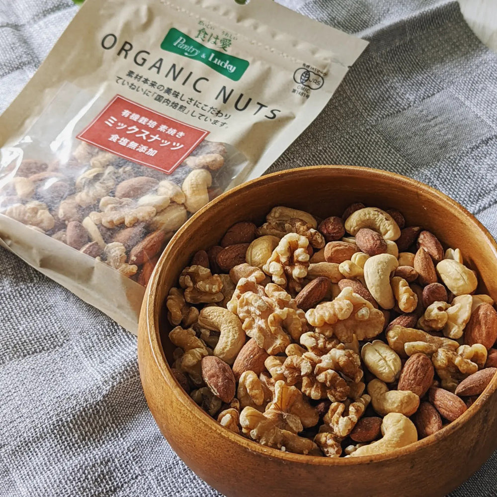 Pantry&Lucky 有機栽培 素焼き ミックスナッツ 食塩無添加 64g