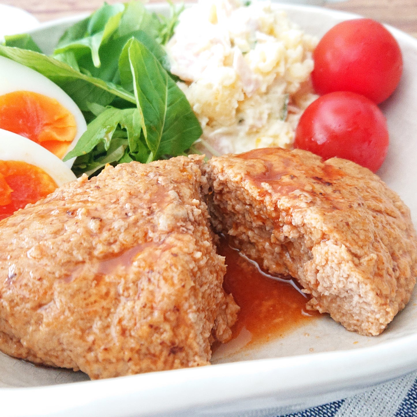 Pantry&Lucky 自社工場 たくみ亭 和豚もちぶたハンバーグプレーン 2個入