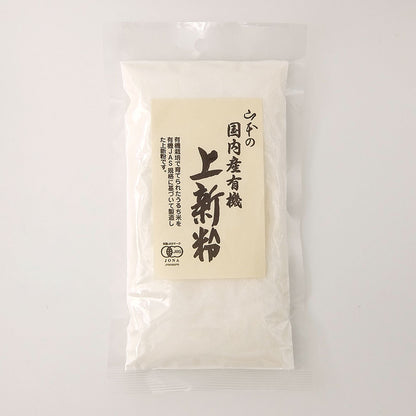 山本貢資商店 国内産有機上新粉 150g