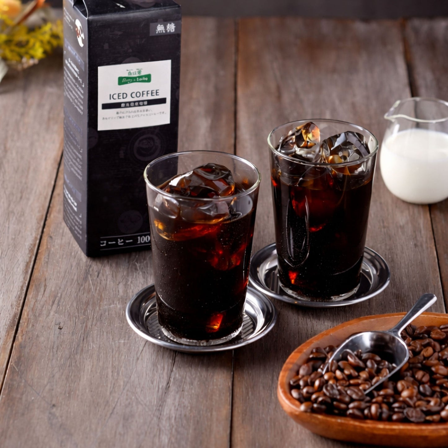 Pantry&Lucky 炭火焙煎珈琲 無糖 1000ml　6本セット