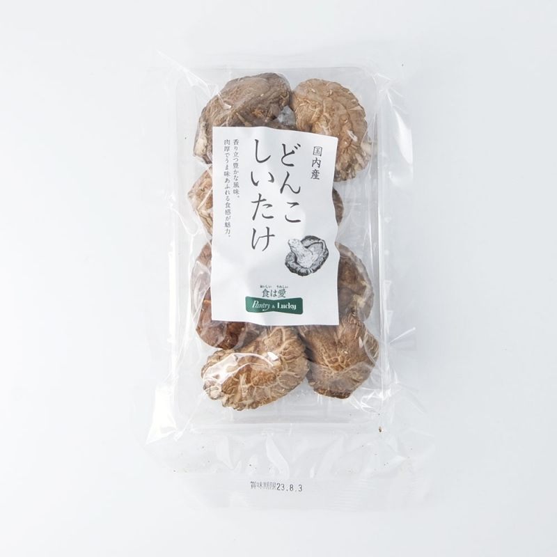 パントリー ラッキー 干し椎茸 国内産 どんこしいたけ 25g 食品 通販 パントリー ラッキー公式通販サイト