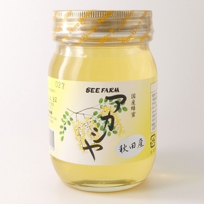 秋山養蜂 蜂蜜 国産アカシヤはちみつ 500g