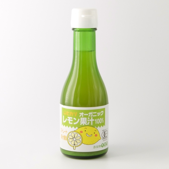 光食品 ヒカリ オーガニックレモン果汁 180ml